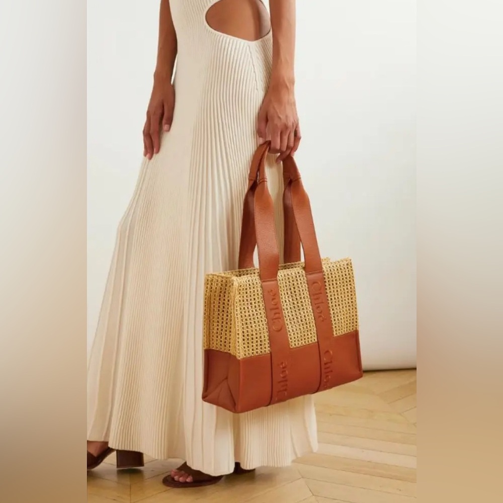 Chloe Woody Tote Bag Large - Picture 5 of 5